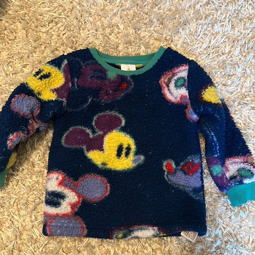 Disney world sherpa sweater